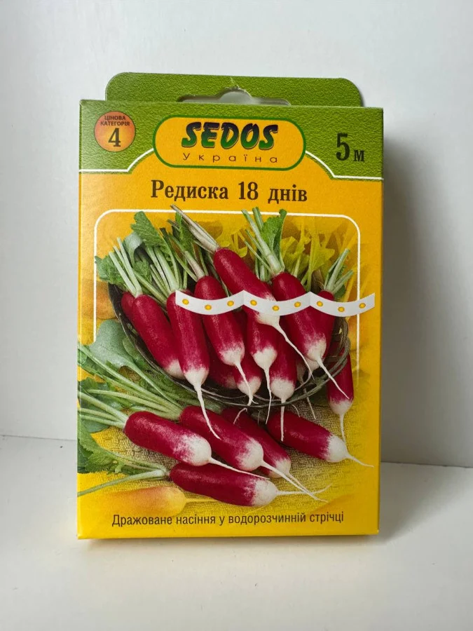Редиска 18 днів